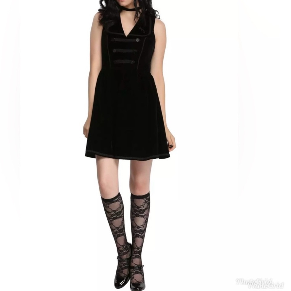 Anerican Horror Story Bellhop Dress black sleeveless Hot Topic Gothic large